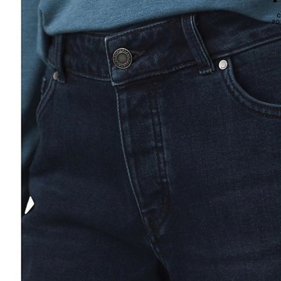 prAna Slim Boyfriend Fit Buxton Jeans, Deep Blue, Size 4/27 - Picture 5 of 16